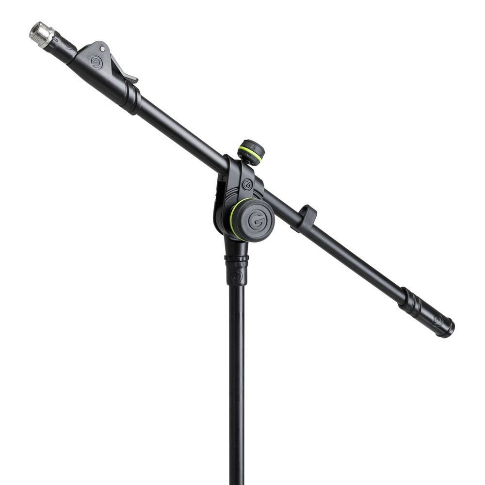  Microphone Stand with Round Base and 2-Point Adjustment Telescoping Boom, Long USA