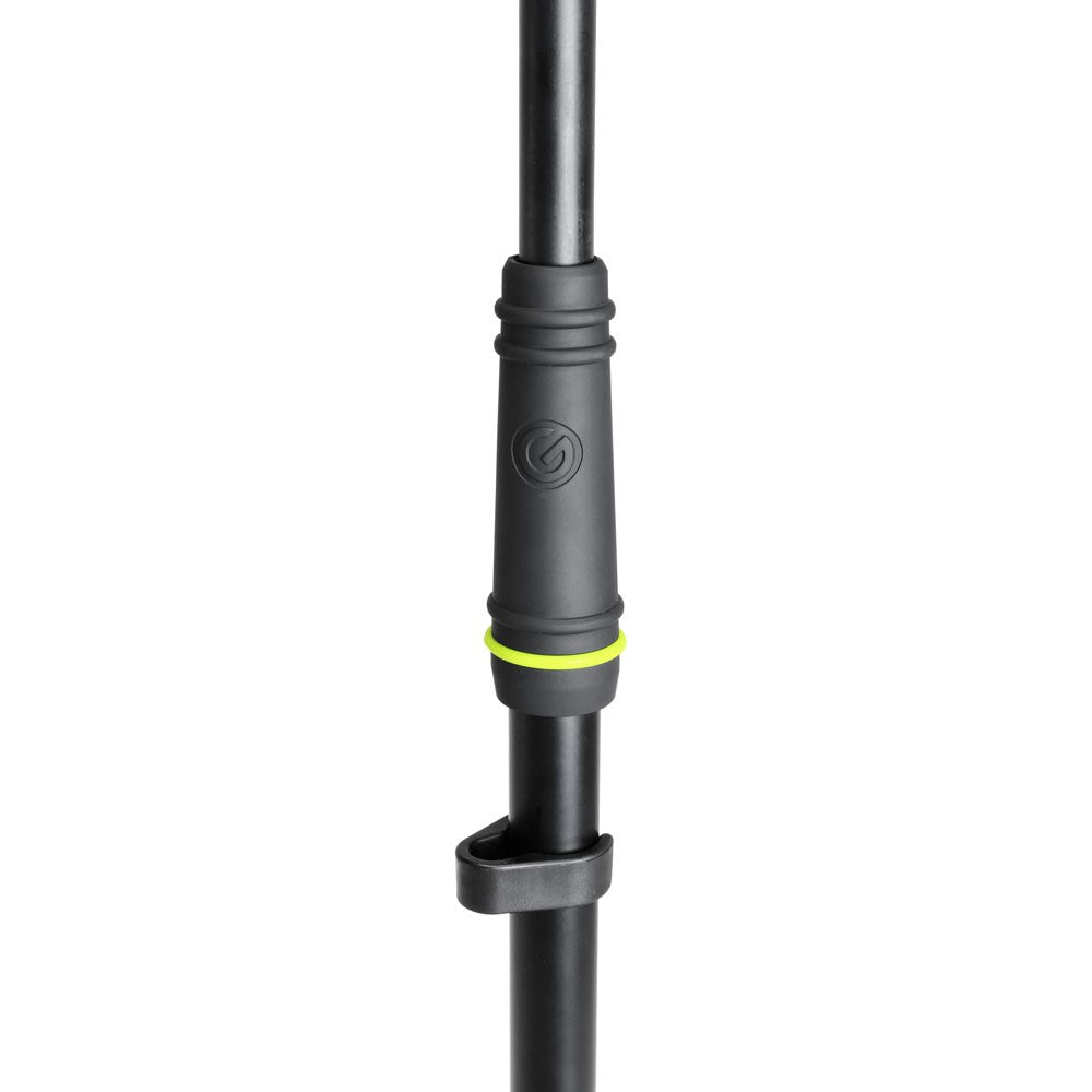 MS 2322 B Microphone Stand with Round Base and 2-Point Adjustment Telescoping Boom, GMS2322B
