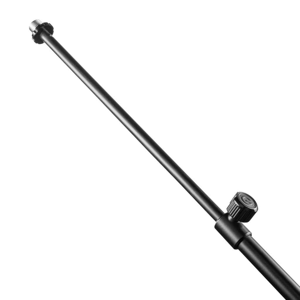 Touring Series Microphone Stand with Round Base and 2-Point Adjustment Telescoping Boom USA
