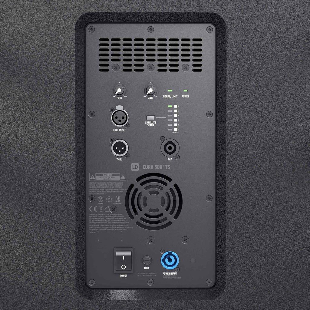 Compact Touring Array System Panel Close up