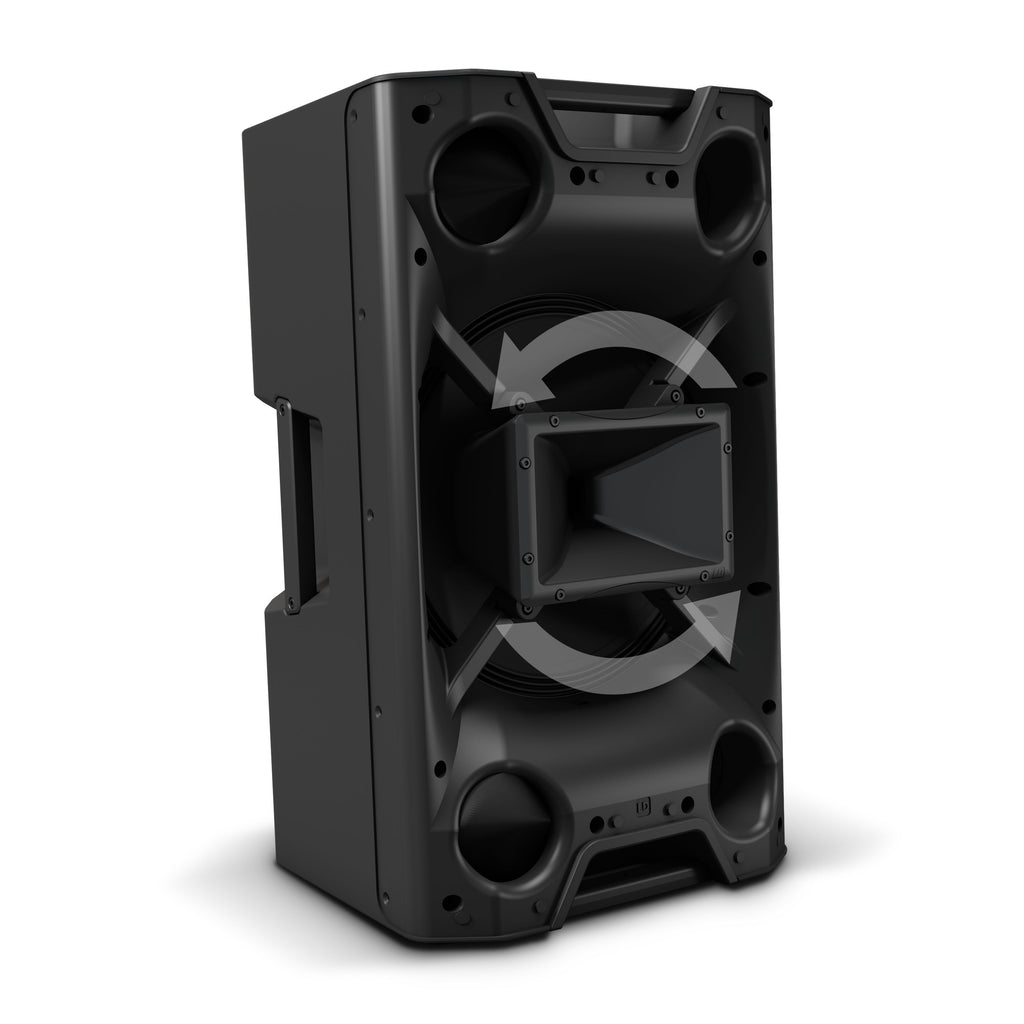 15“ Powered Coaxial PA Loudspeaker Inside