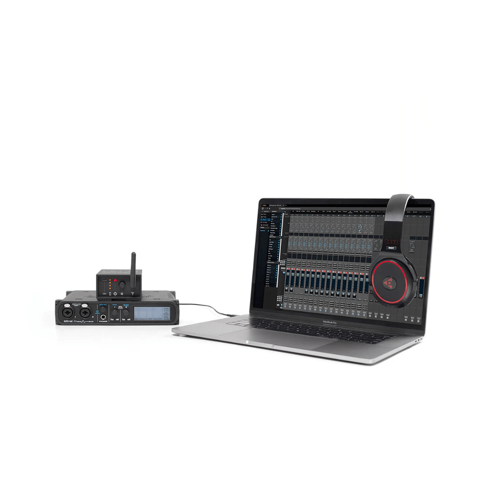 Macbook Headphones and Dani SKAA Transmitter