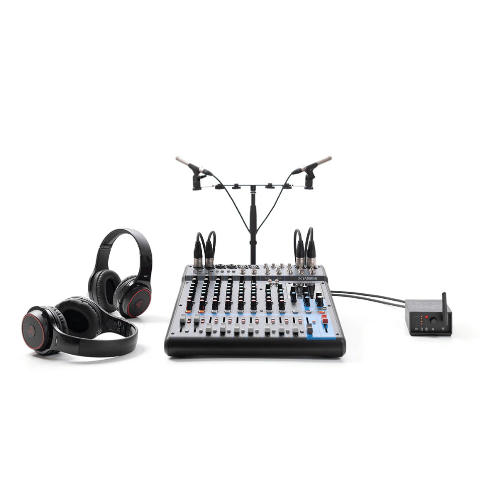 Dani SKAA Pro Transmitter and two headphones