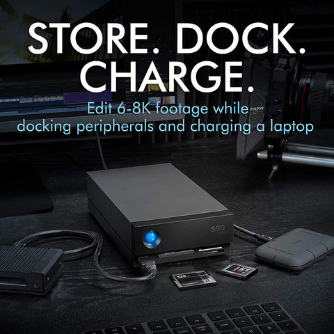 LaCie 1big Dock 2TB External SSD Pro